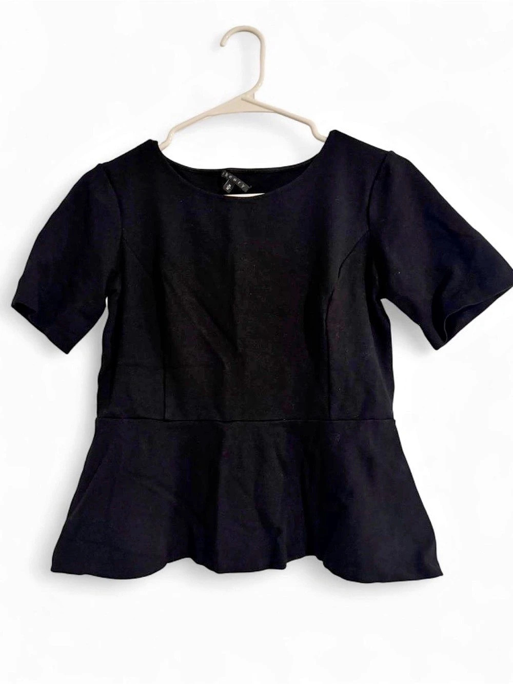 Theory Peplum Short Sleeve Top